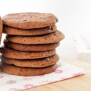 Chocolate Malted Milo Cookie Stack