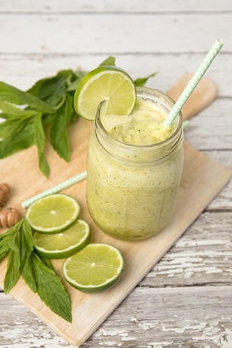Pineapple and Lime Smoothie