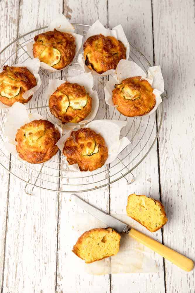 Zucchini & Bacon Muffins