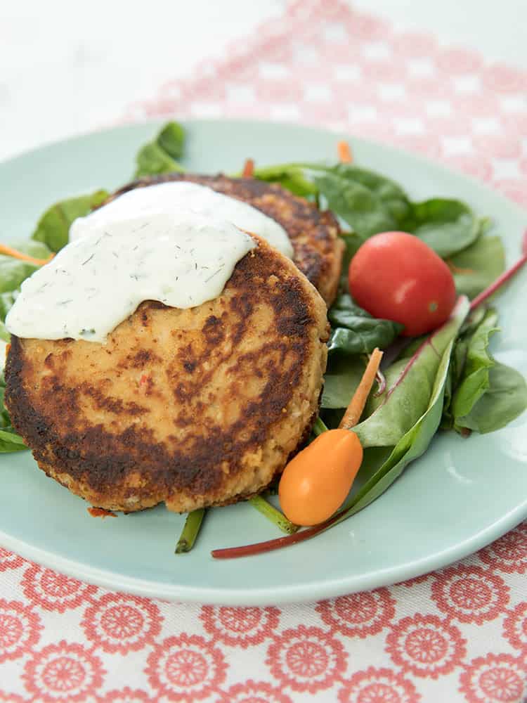 Salmon Brioche Burger