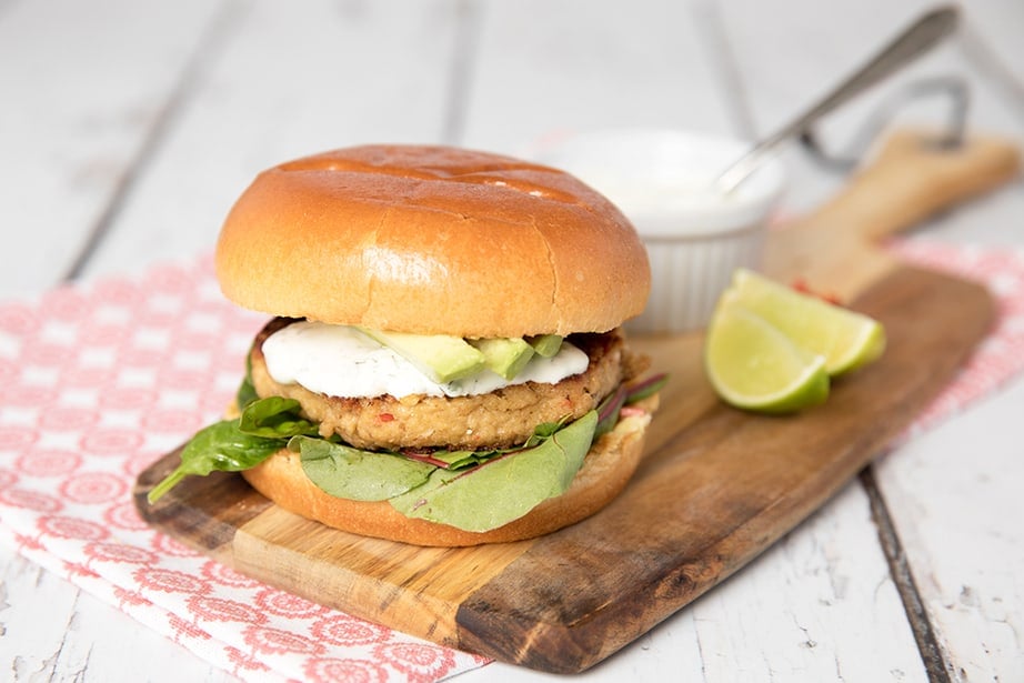 Brioche Salmon Burger