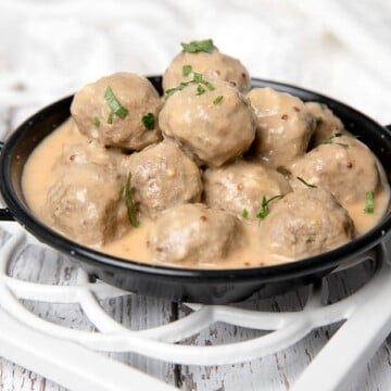 Swedish Meatballs made in the Thermomix
