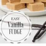 Thermomix Vanilla Fudge - Pin for Later