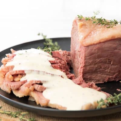 Thermomix Corn Beef with Sauce