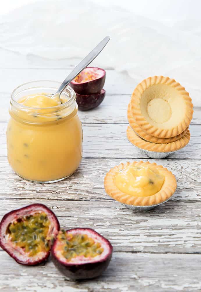 Passionfruit Curd Tart