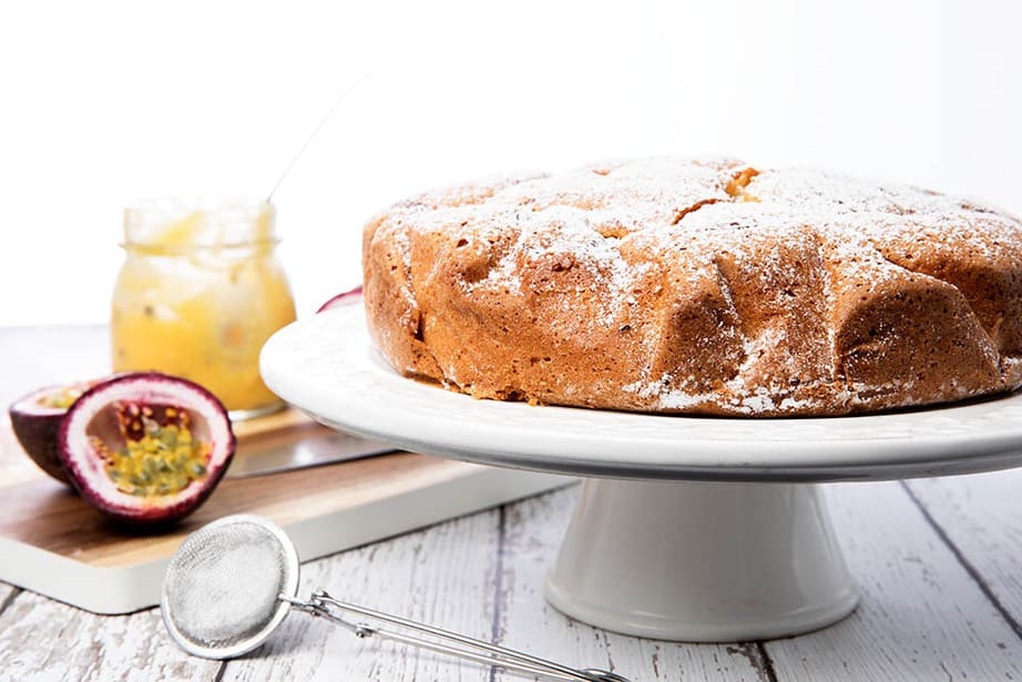 Passionfruit Curd Teacake