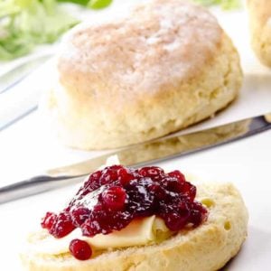 Jam and scones