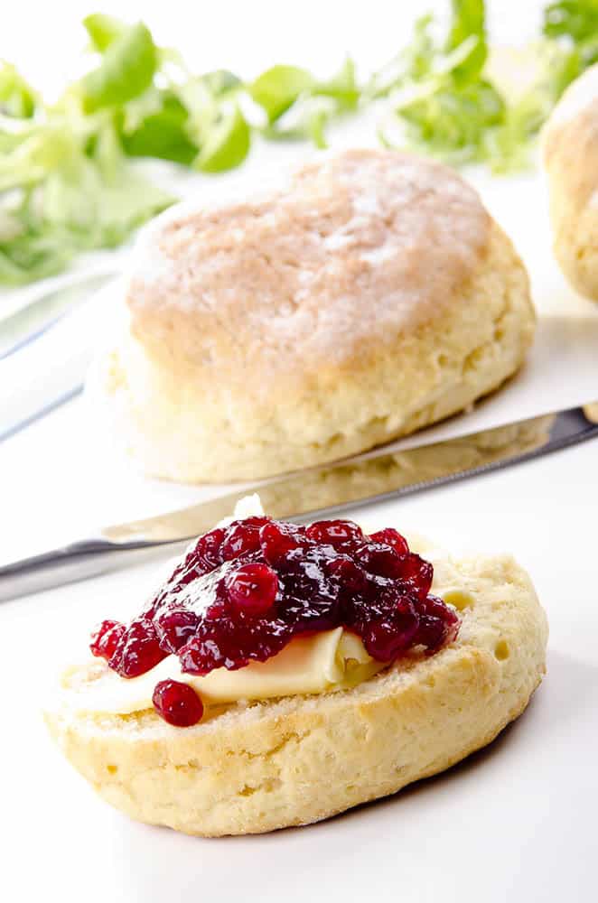 Jam and scones