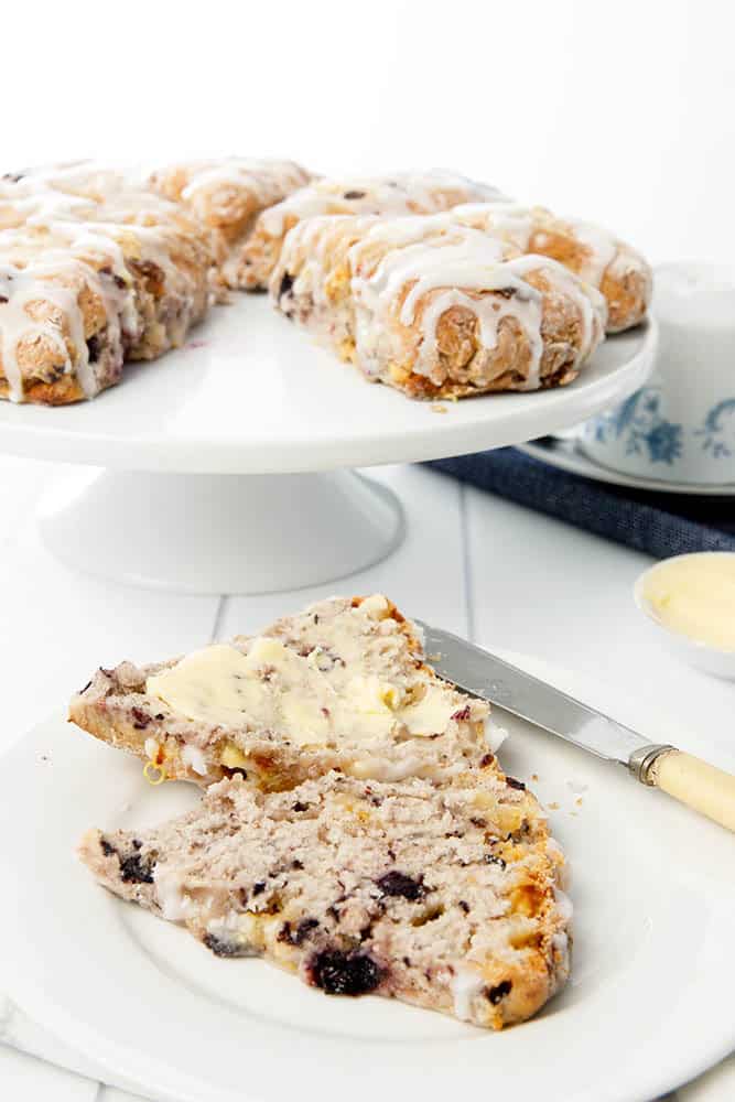 Blueberry Scone Close Up