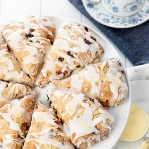 White Chocolate Blueberry Scones