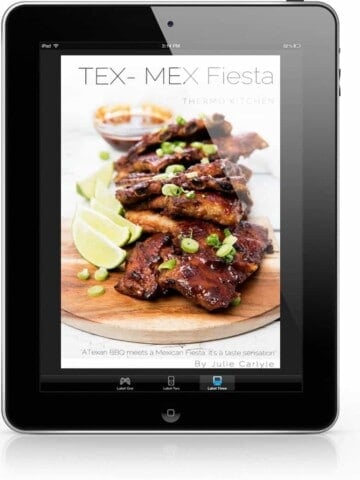 Thermomix Tex-Mex Fiesta eBook on iPad