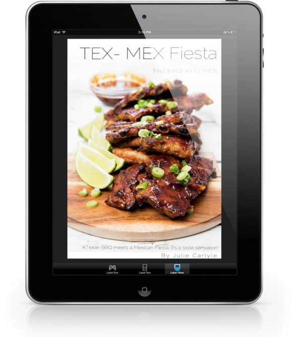 Thermomix Tex-Mex Fiesta eBook on iPad