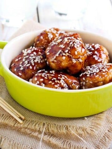 Chicken Teriyaki Meatballs