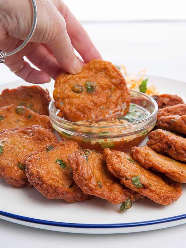 Dipping Thai Fish Cakes 