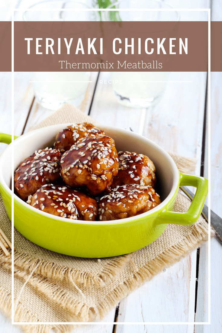 Thermomix Chicken Teriyaki Meatballs