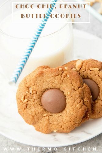 snickers thermomix peanut butter cookie in a flash!