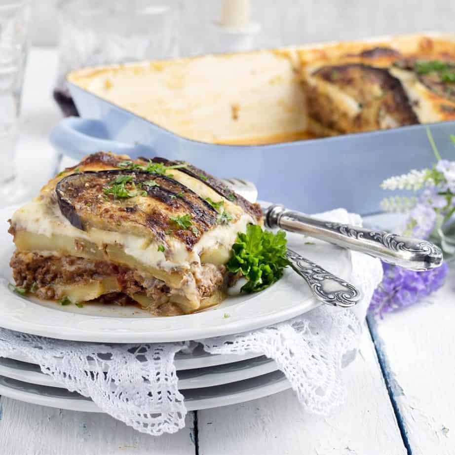 Layered Vegetarian Moussaka 