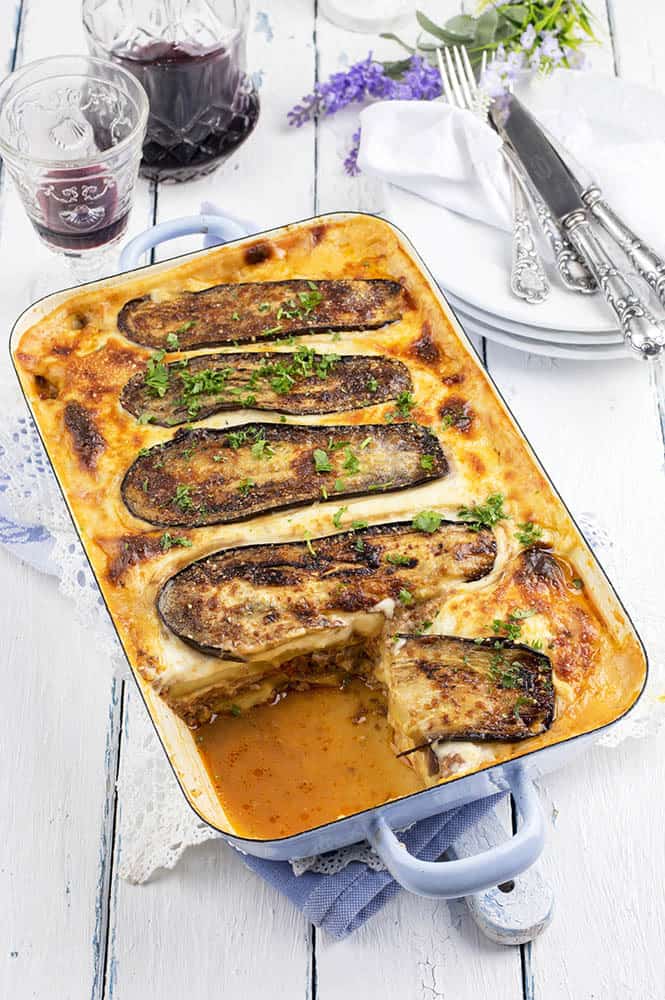 Vegetarian Moussaka Baking Tray