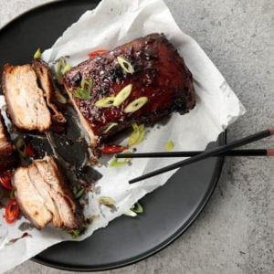 Glazed Chinese Pork Belly