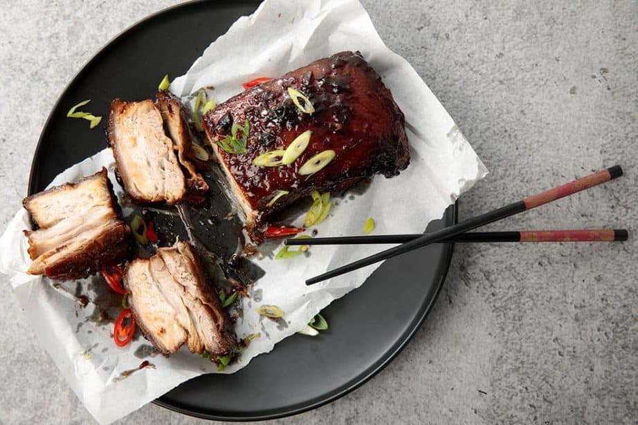 Glazed Chinese Pork Belly