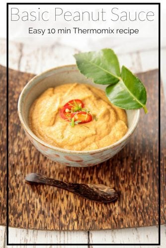 balinese peanut sauce or satay sauce a basic thermomix recipe