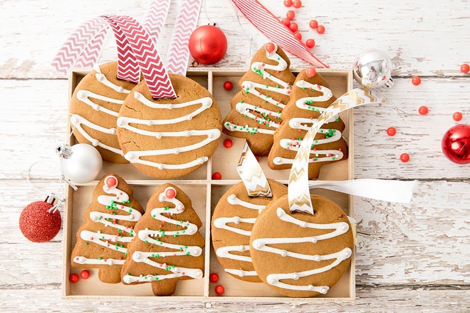 Christmas Ornament Box of Gingerbread Cookies 