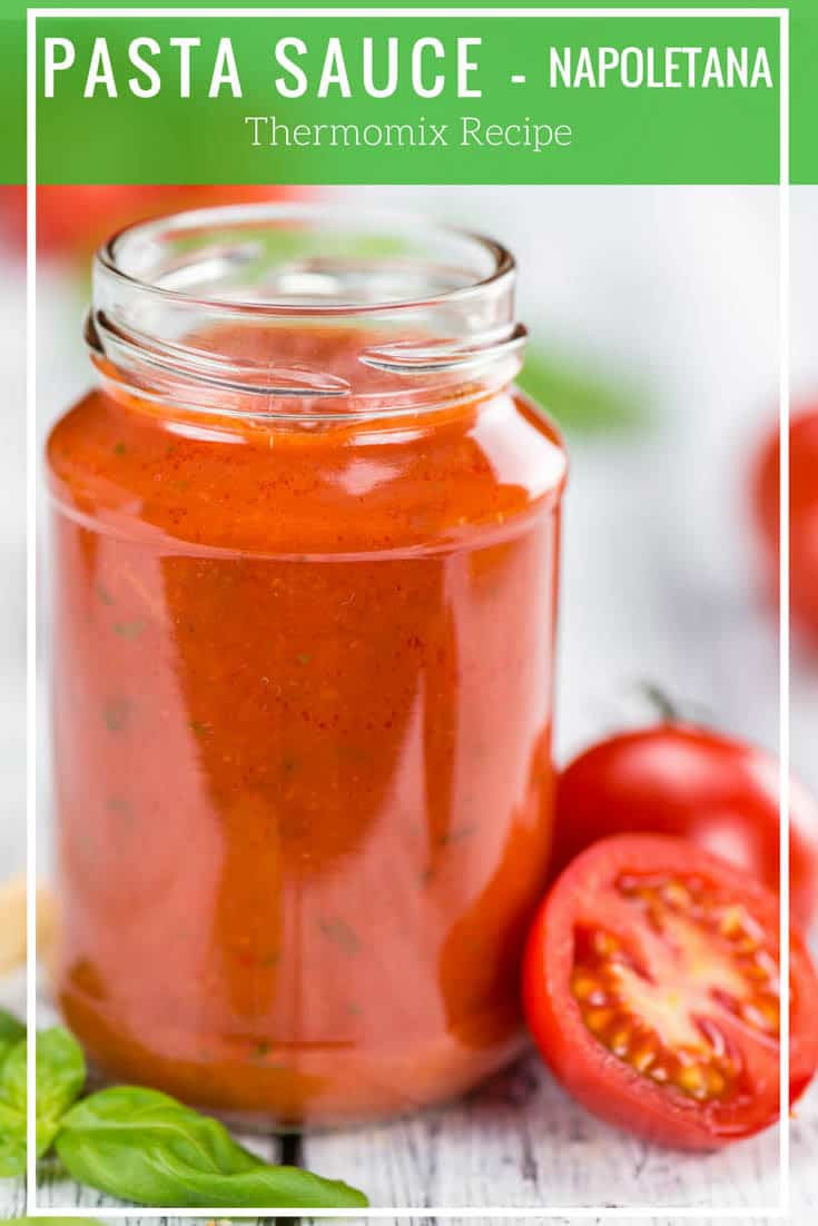 Pasta Sauce Napoletana in a glass jar