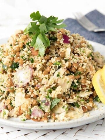 Lentil Couscous Salad