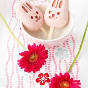 Strawberry Cream Ice cream Popsicles