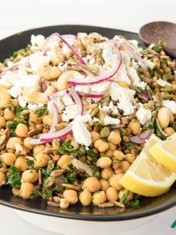 Feta Chickpea Tabouli Salad