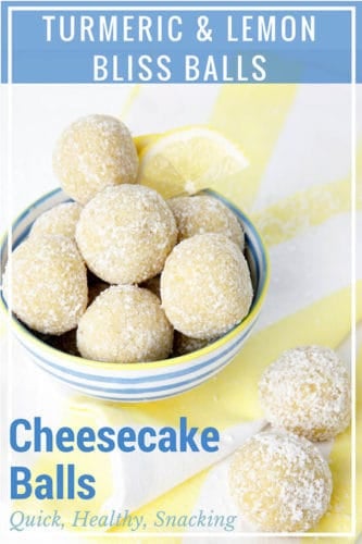 thermomix turmeric lemon bliss balls – just like cheesecake!