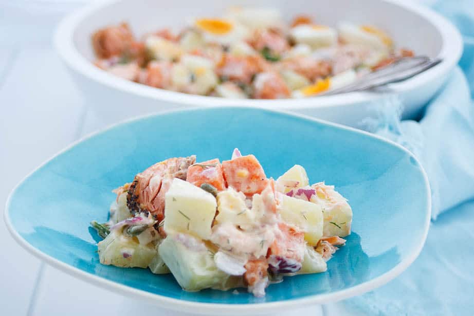 Thermomix Salmon Potato Salad