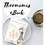 Image showing free Thermomix cookbook on on a plate