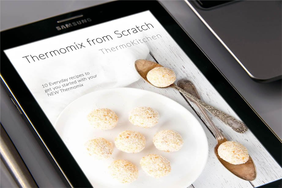 Image showing free Thermomix cookbook on iPad