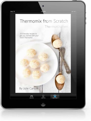 Image showing free Thermomix cookbook on iPad