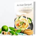 Asian Banquet Cookbook Hardcopy Square Lifestyle for Bulk order discounts