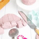 White table with Thermomix playdough and cookie cutters