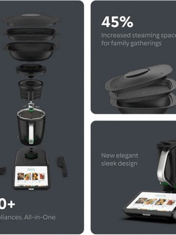 Image showing the TM7 Thermomix inclusions and differences