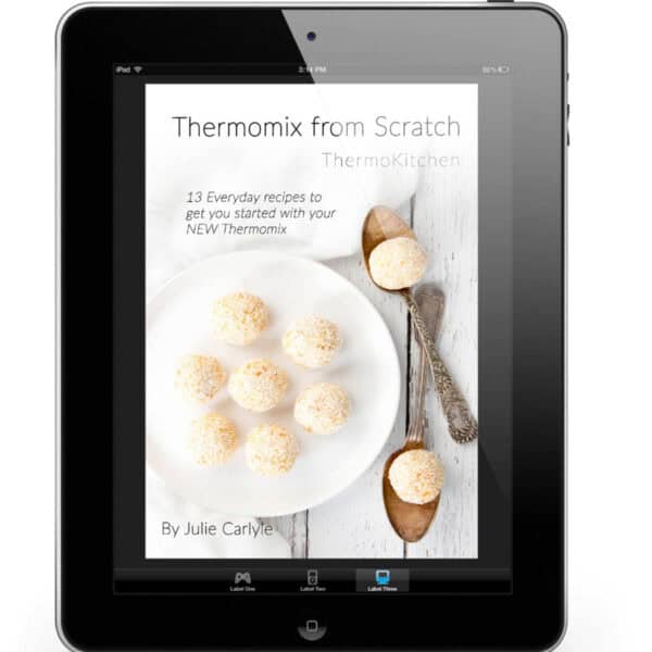 Thermomix ebook from scratch on an ipad