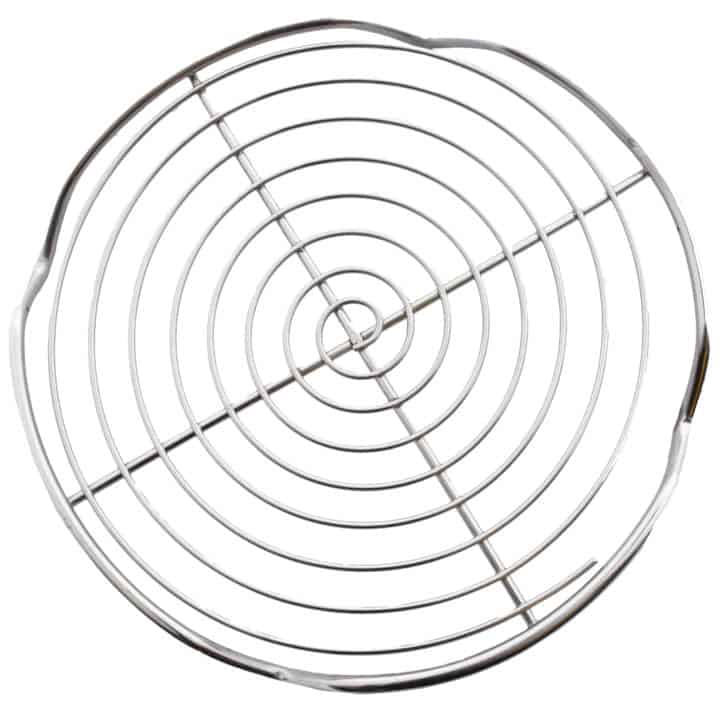 Thermomix wire trivet on white background