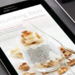 nourishing bites ebook picture on an iPad