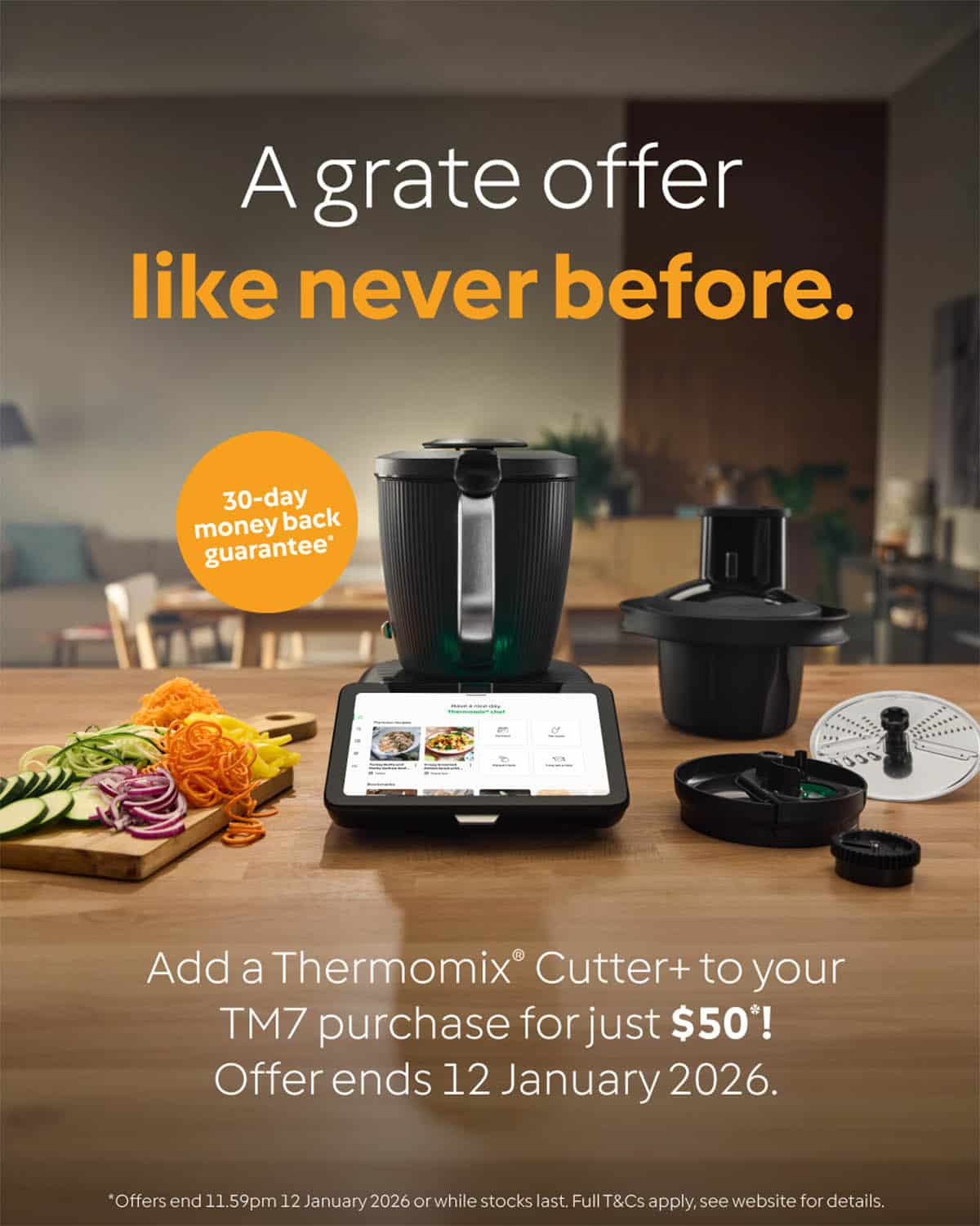 Advertising offer for TM7 Thermomix Bonus gift Offer