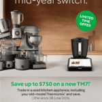 Picture of a TM7 with other machines and a Trade up offer