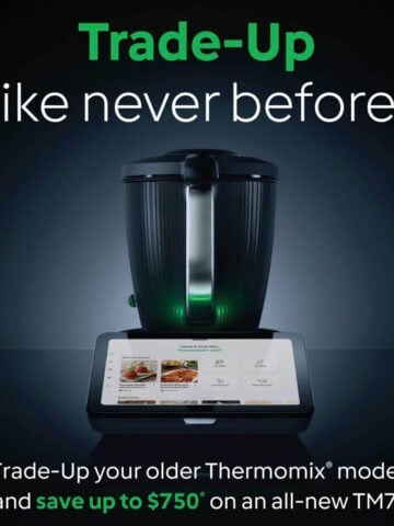 TM7 Trade-up Offer Nov 2025 Black Thermomix pictured