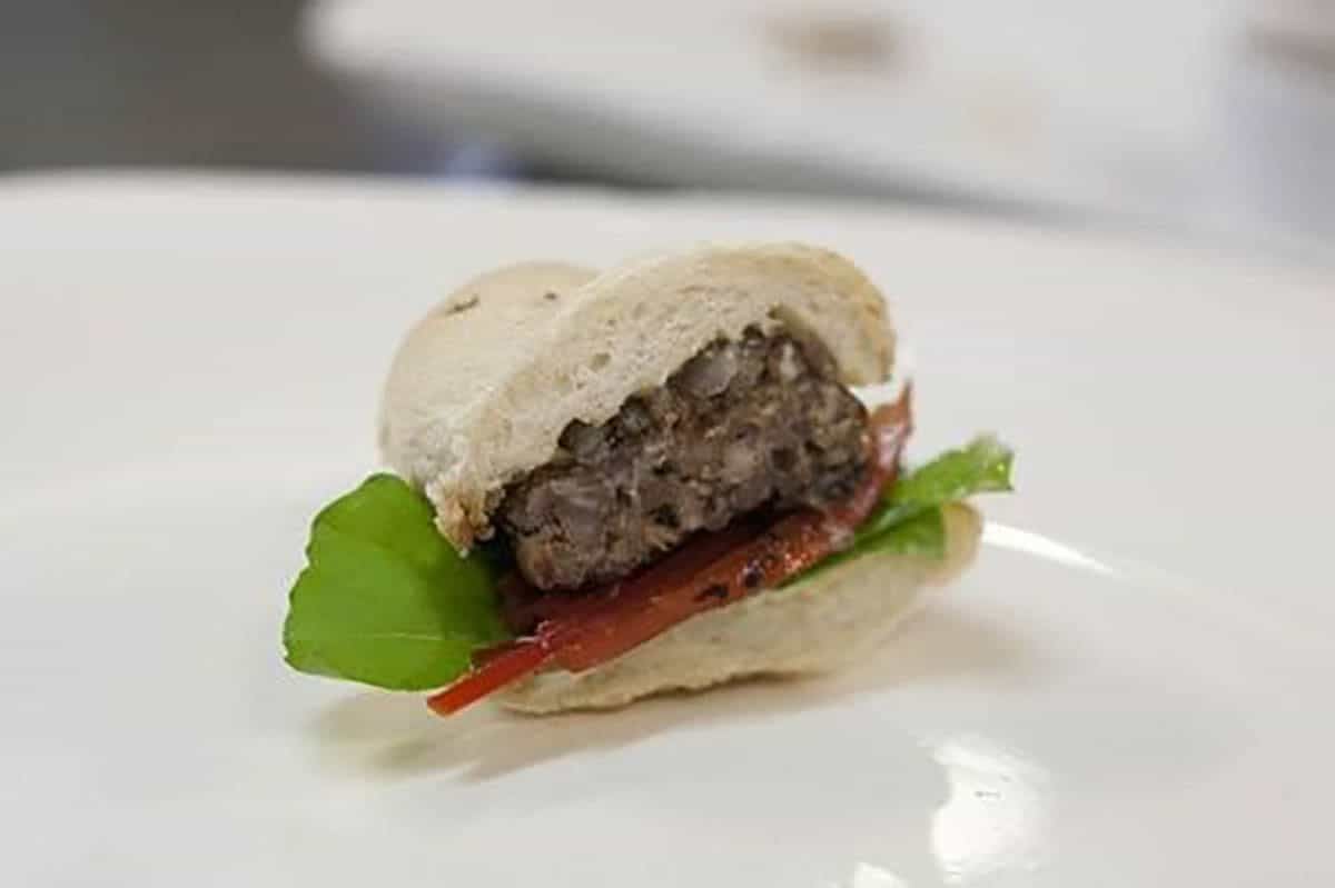 My half of the Mouse Burger, made for me by Joel McCulla